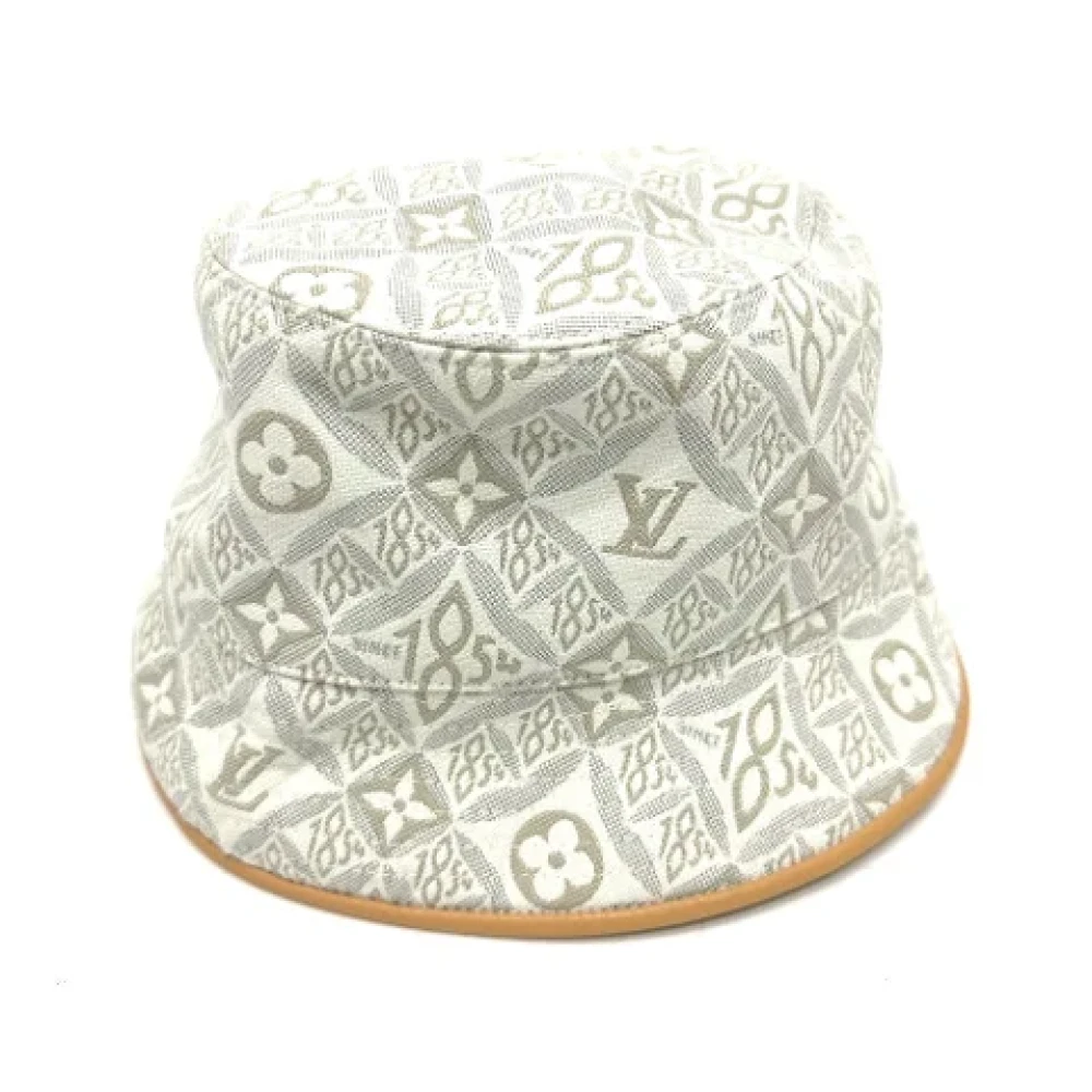 Louis Vuitton Vintage Pre-owned Cotton hats Beige Dames