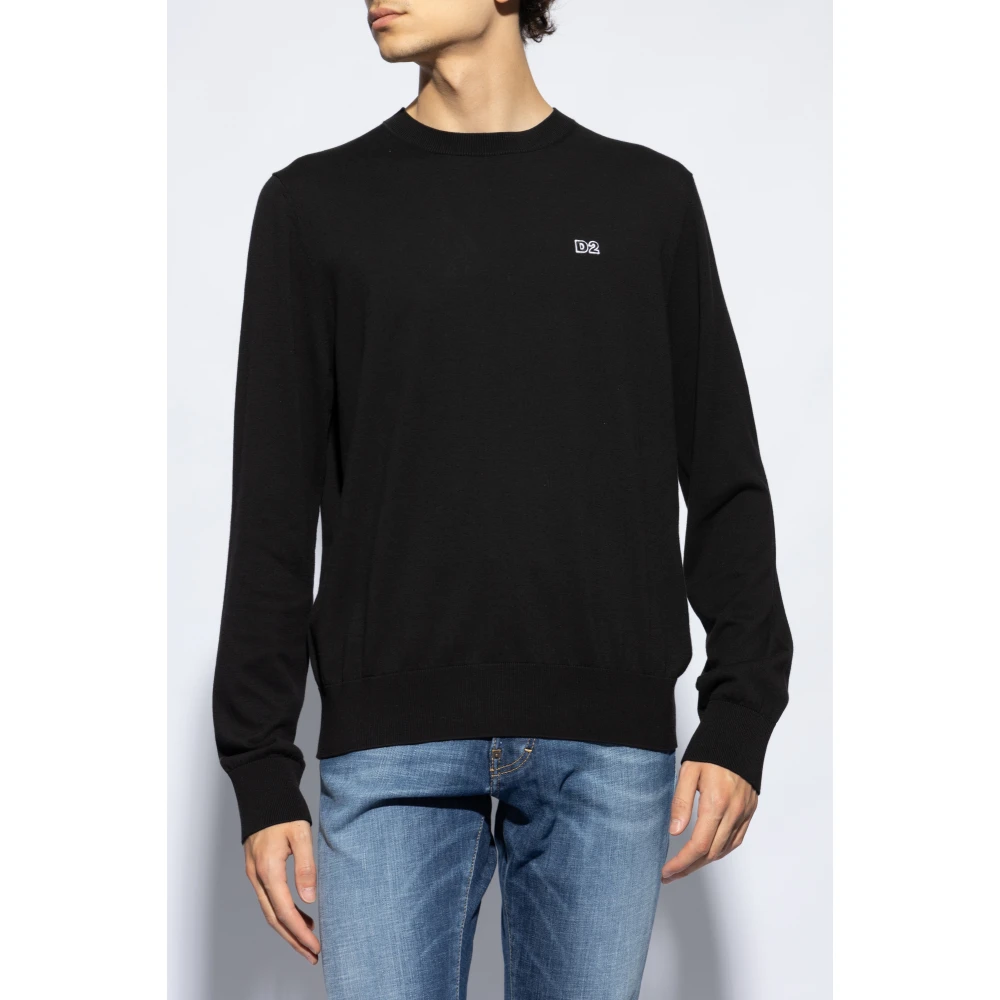Dsquared2 Trui met logo Black Heren