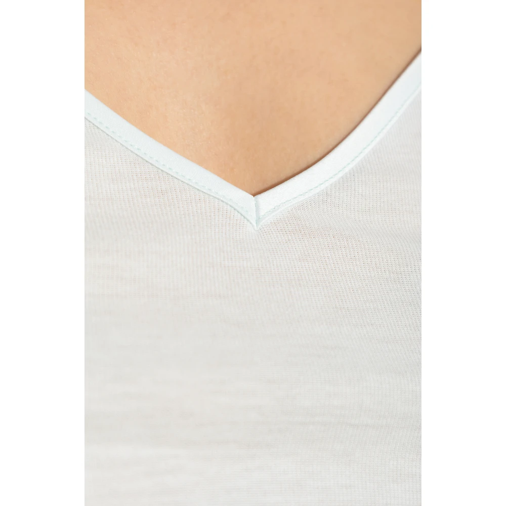 Hanro Top Seamless White Dames