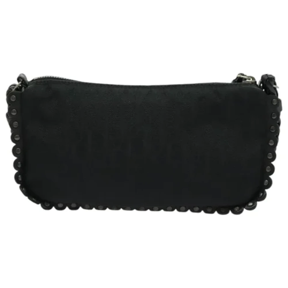 Dior Vintage Pre-owned Canvas dior-bags Black Dames