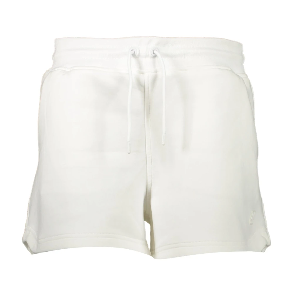 K-way Sportieve witte shorts met elastische taille White