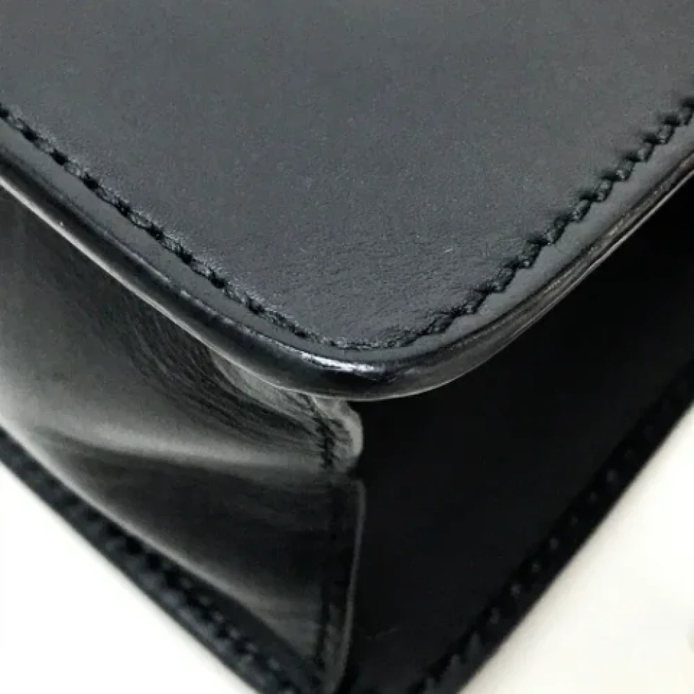 Gucci Vintage Pre-owned Leather gucci-bags Black Dames