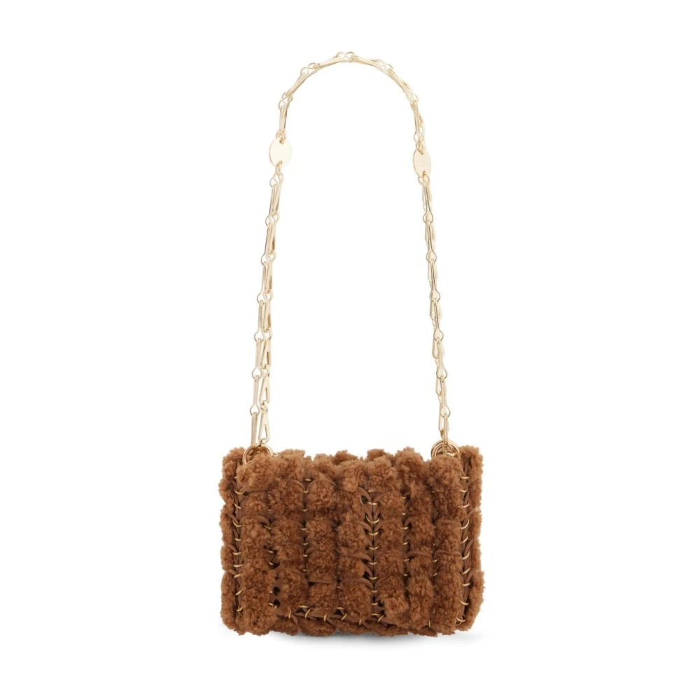 Paco Rabanne Synthetische Clutch Tas Kameel Stijl Brown Dames