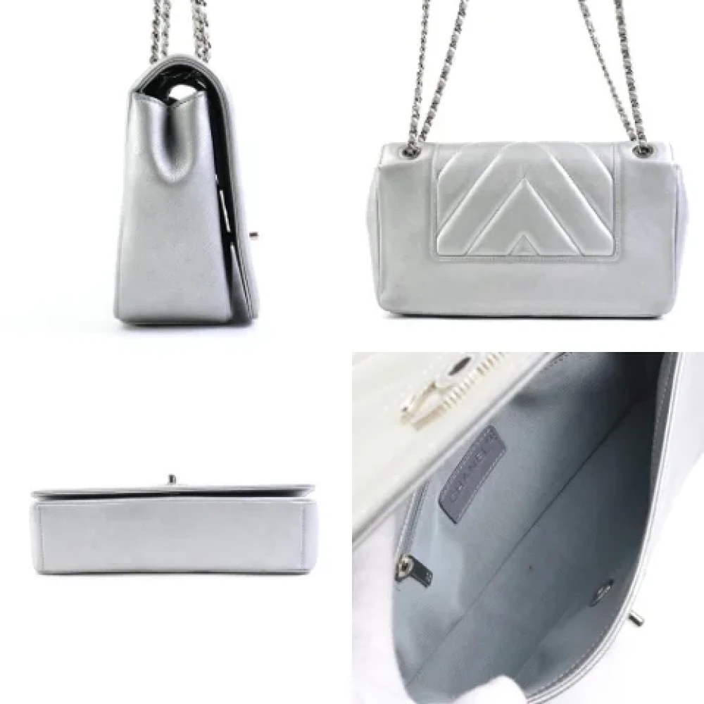 Chanel Vintage Pre-owned Fabric chanel-bags White Dames