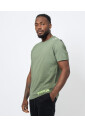 t-shirt-en-coton-vert-a-col-rond