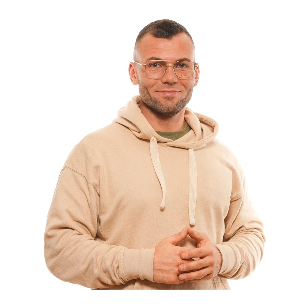 sandro Gouden Aviator Optische Brillen voor Mannen Yellow Heren