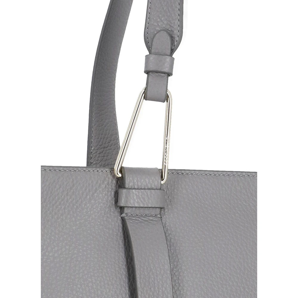Coccinelle Grijze Schoudertas van Leer Gray Dames