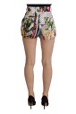 floral-high-waist-shorts