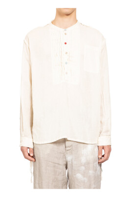 ivory-stand-collar-shirt-with-pleated-bib