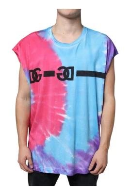 Tie Dye Bomull Logo T-shirt