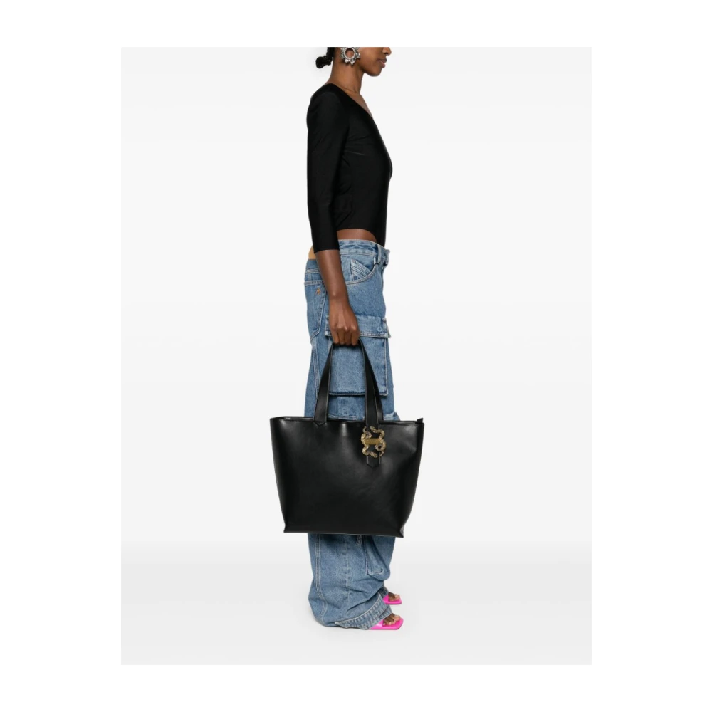 Just Cavalli Zwarte Schoudertas voor Vrouwen Black Dames