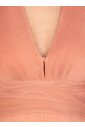 mini-robe-plissee-rose-a-col-en-v