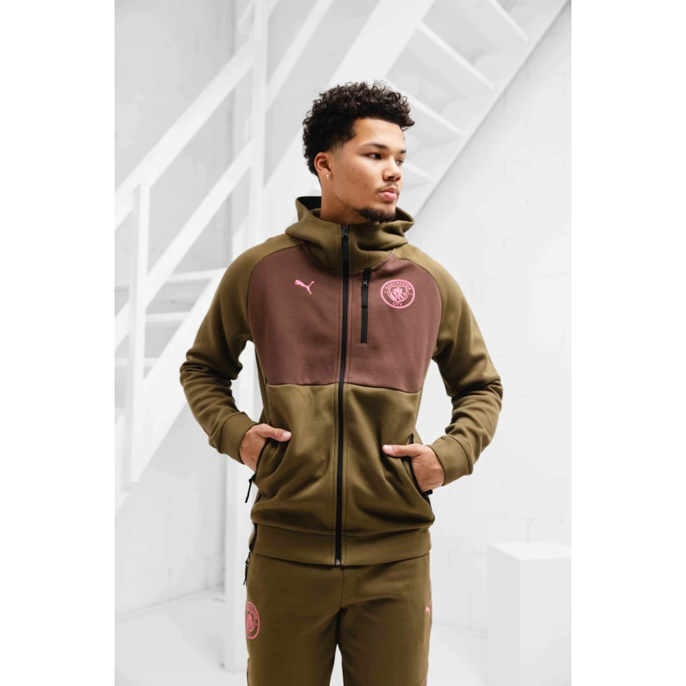 Puma Manchester City Tech Trainingspak Senior 2024 2025 Green Heren