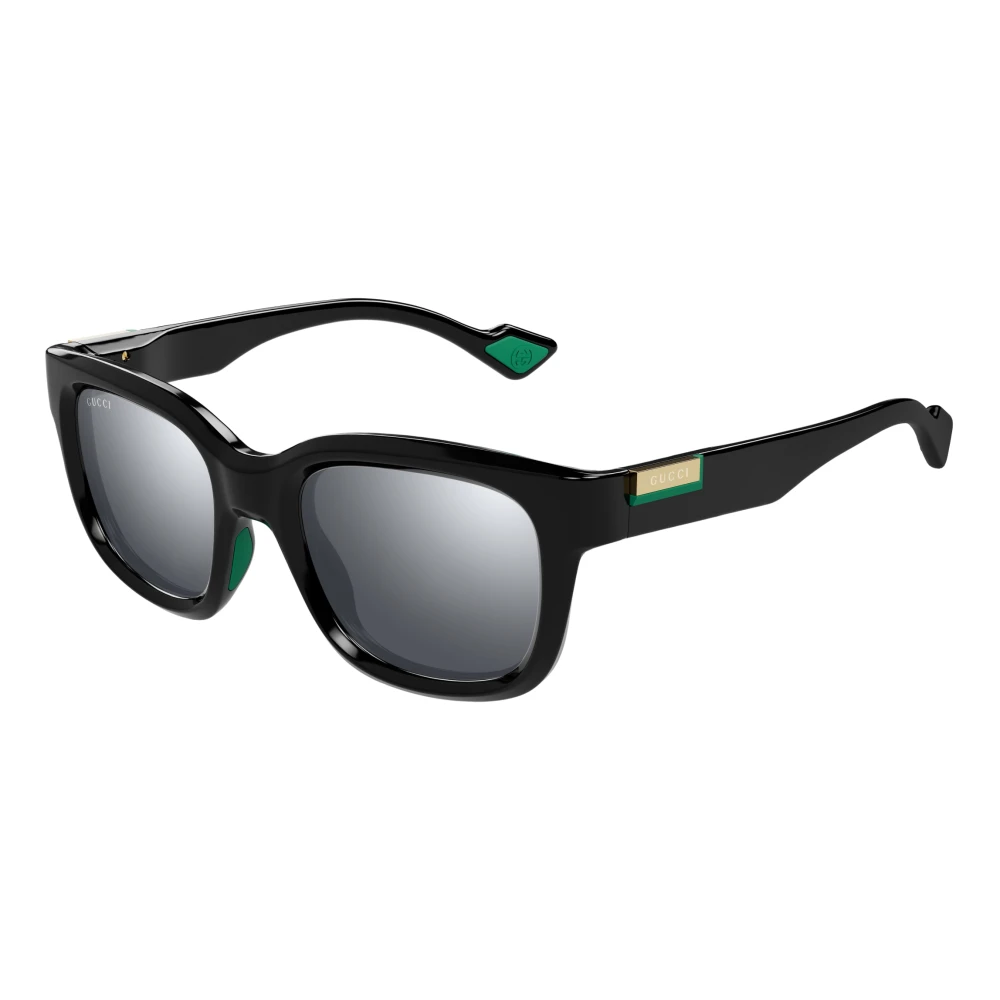 Gucci Men's Black Square Sunglasses - Sunglasses - 53 Mm - Accessories