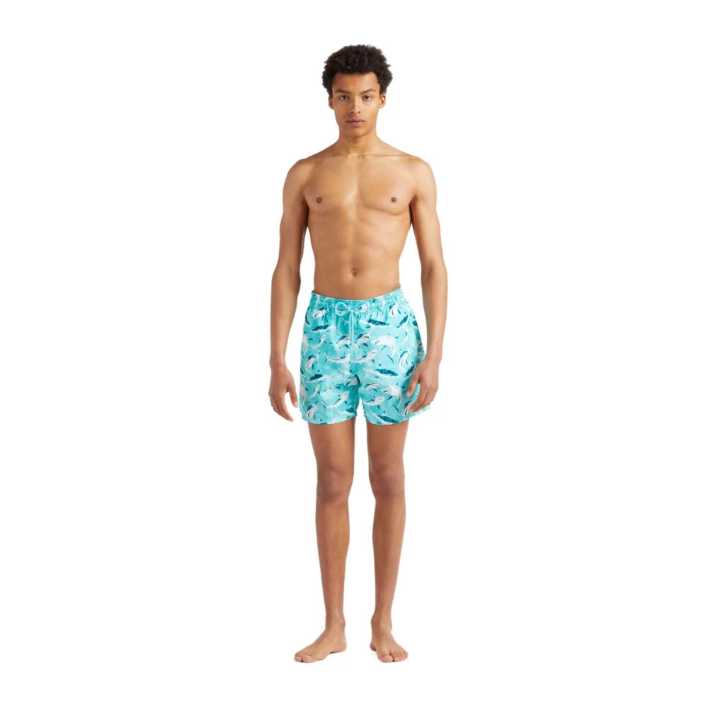 Vilebrequin Ultralichte en opvouwbare zwemshorts voor heren Blue Heren