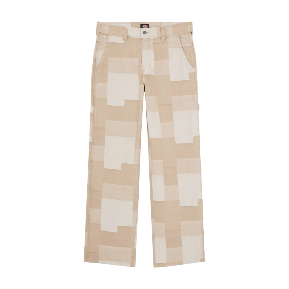 Dickies Jacquard Carpenter Pant Desert Sand Beige Heren