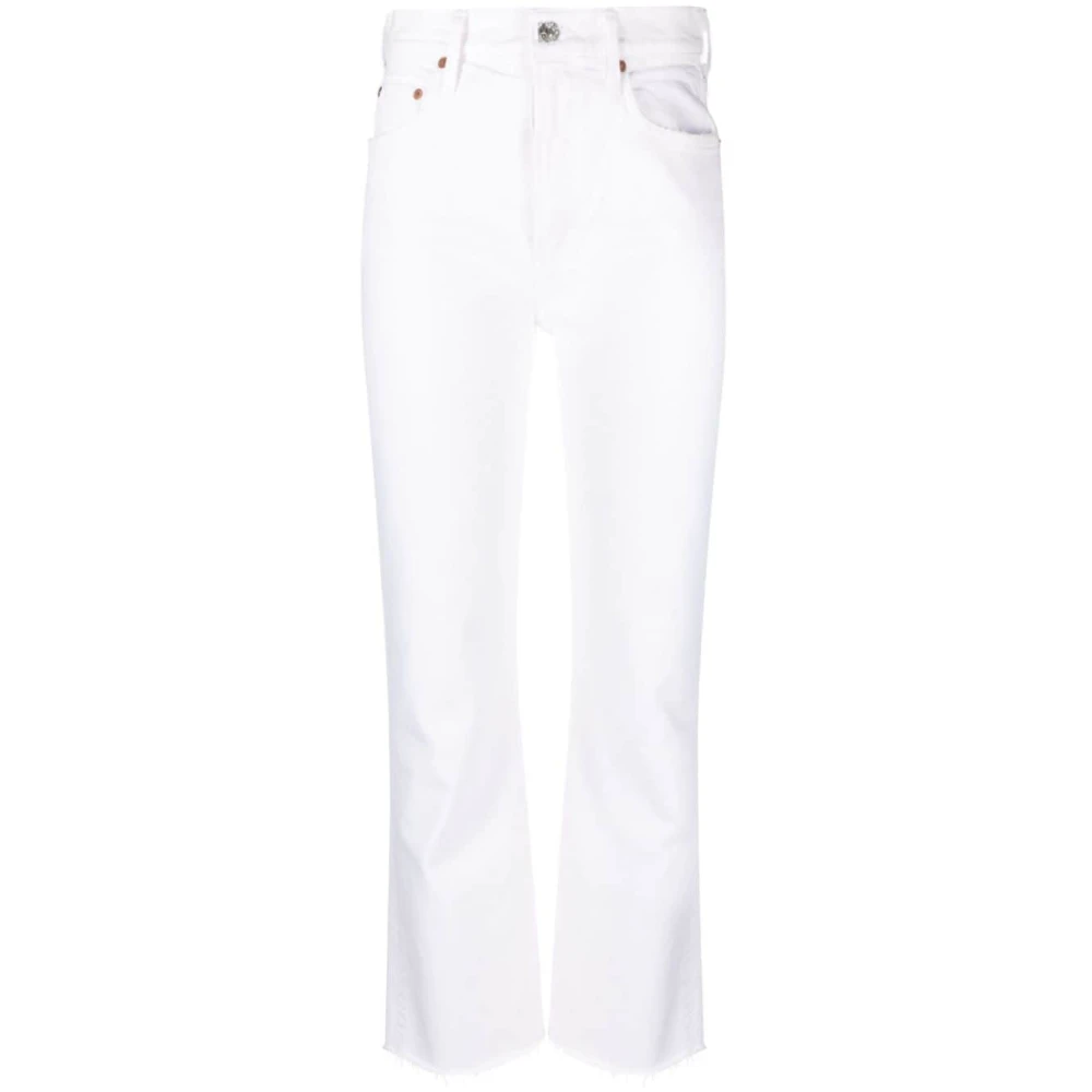 Citizens of Humanity Cropped Jeans White Dames