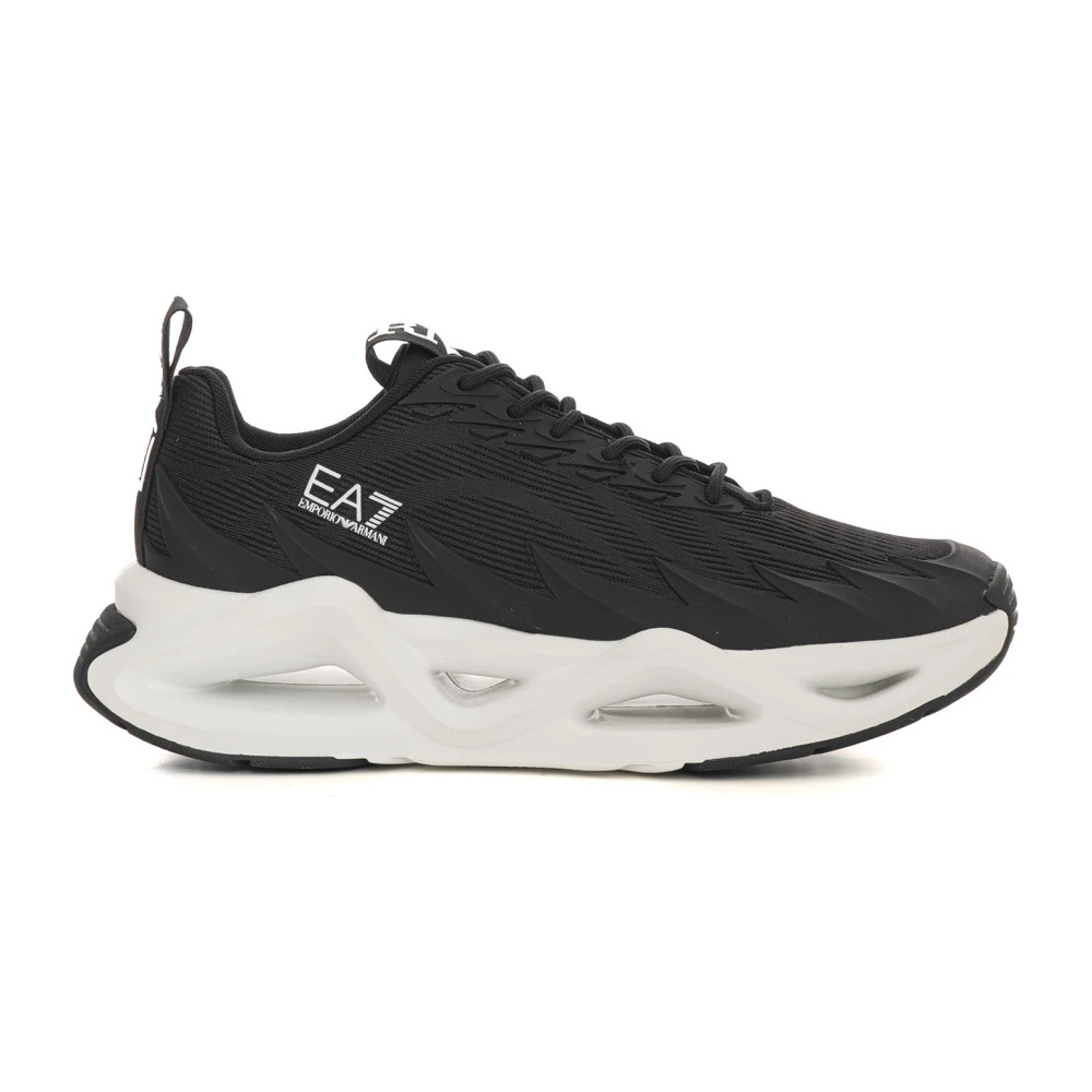 Emporio Armani EA7 Canvas sneaker Heren Schoenen Zwart