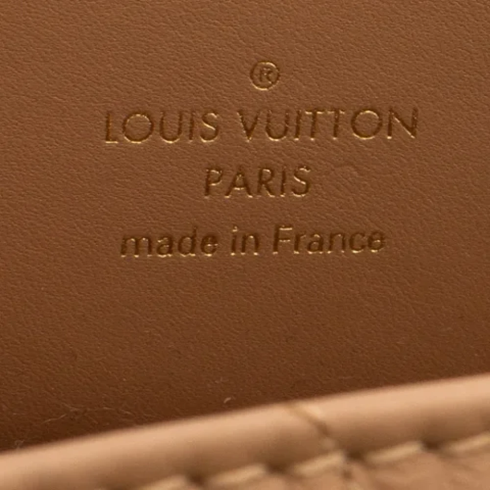 Louis Vuitton Vintage Pre-owned Leather louis-vuitton-bags Beige Dames