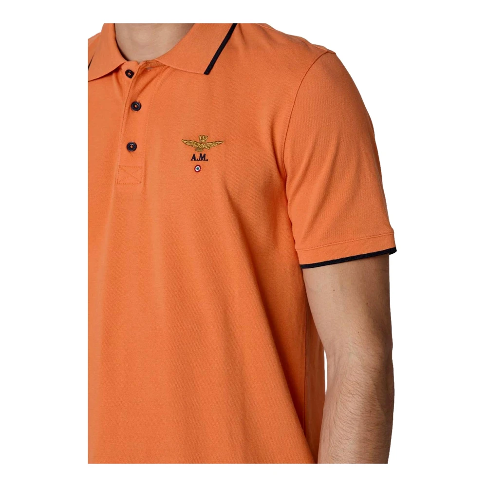 aeronautica militare Shirts Orange Heren