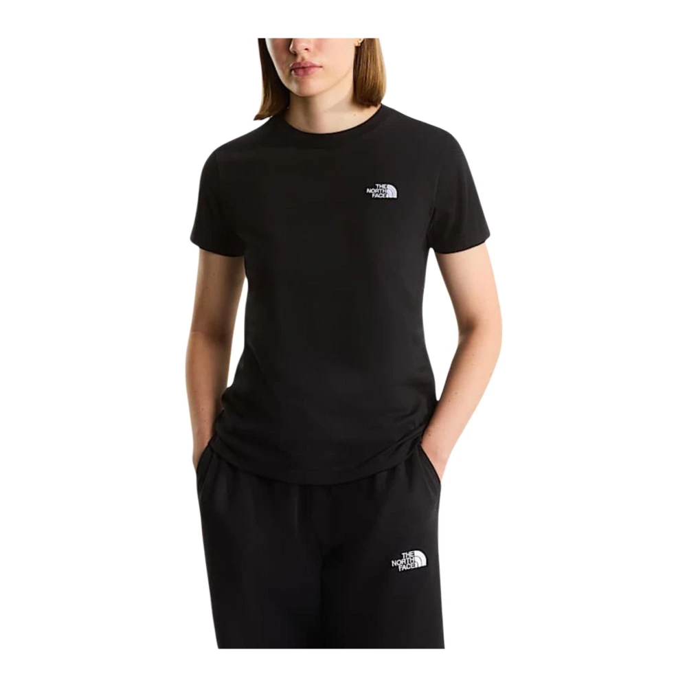 The North Face Women's Black Short Sleeve Round Neck T-Shirt
