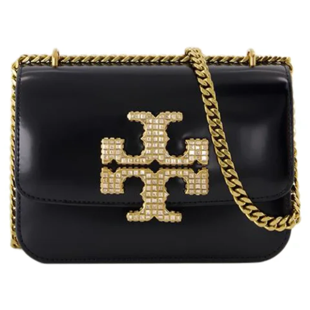 TORY BURCH Leather shoulder-bags Black Dames
