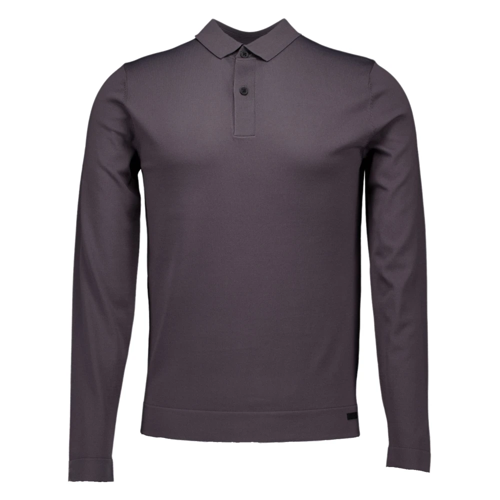 Genti Grijze Polo Shirt Gray Heren