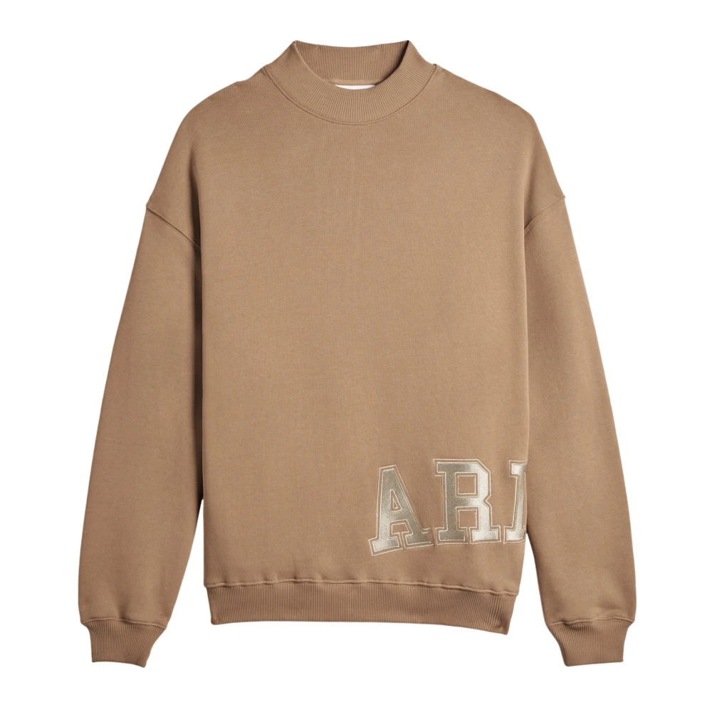 Axel Arigato Oversized Broderad Sweatshirt Brown, Dam