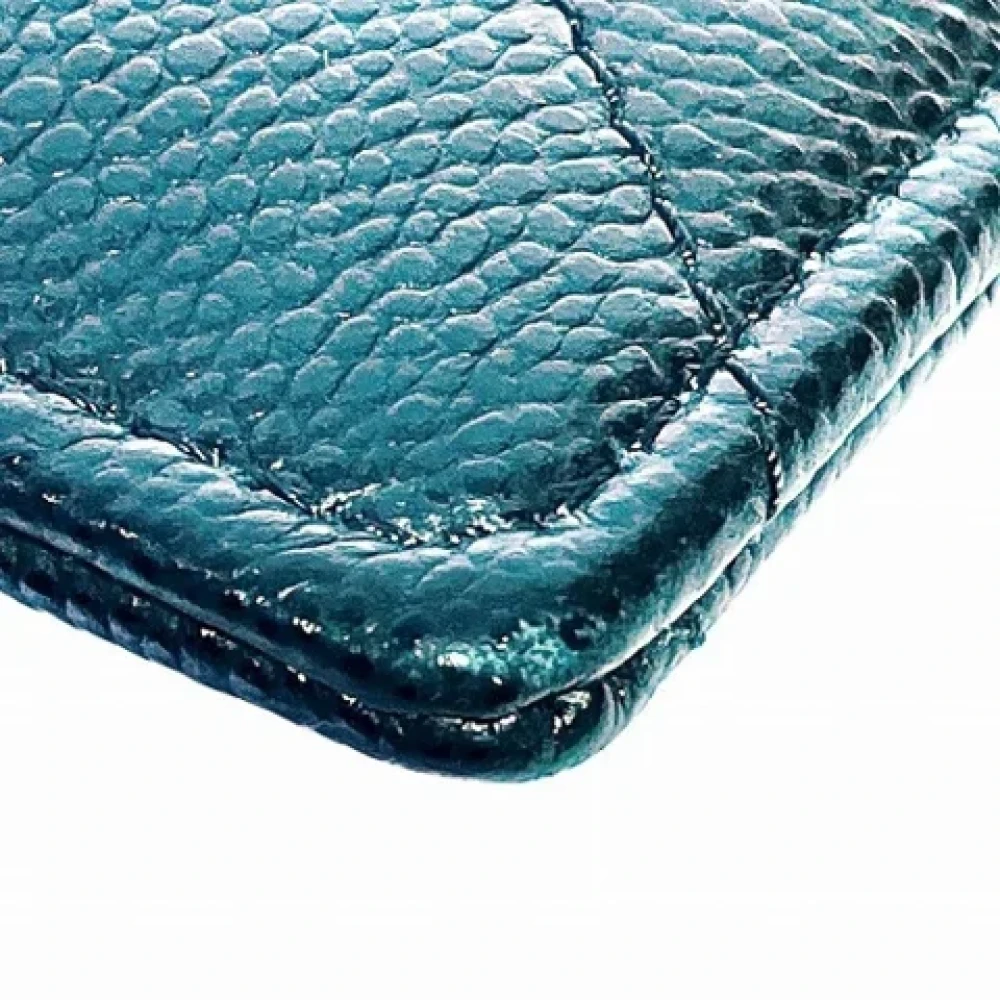 Chanel Vintage Pre-owned Leather home-office Black Dames