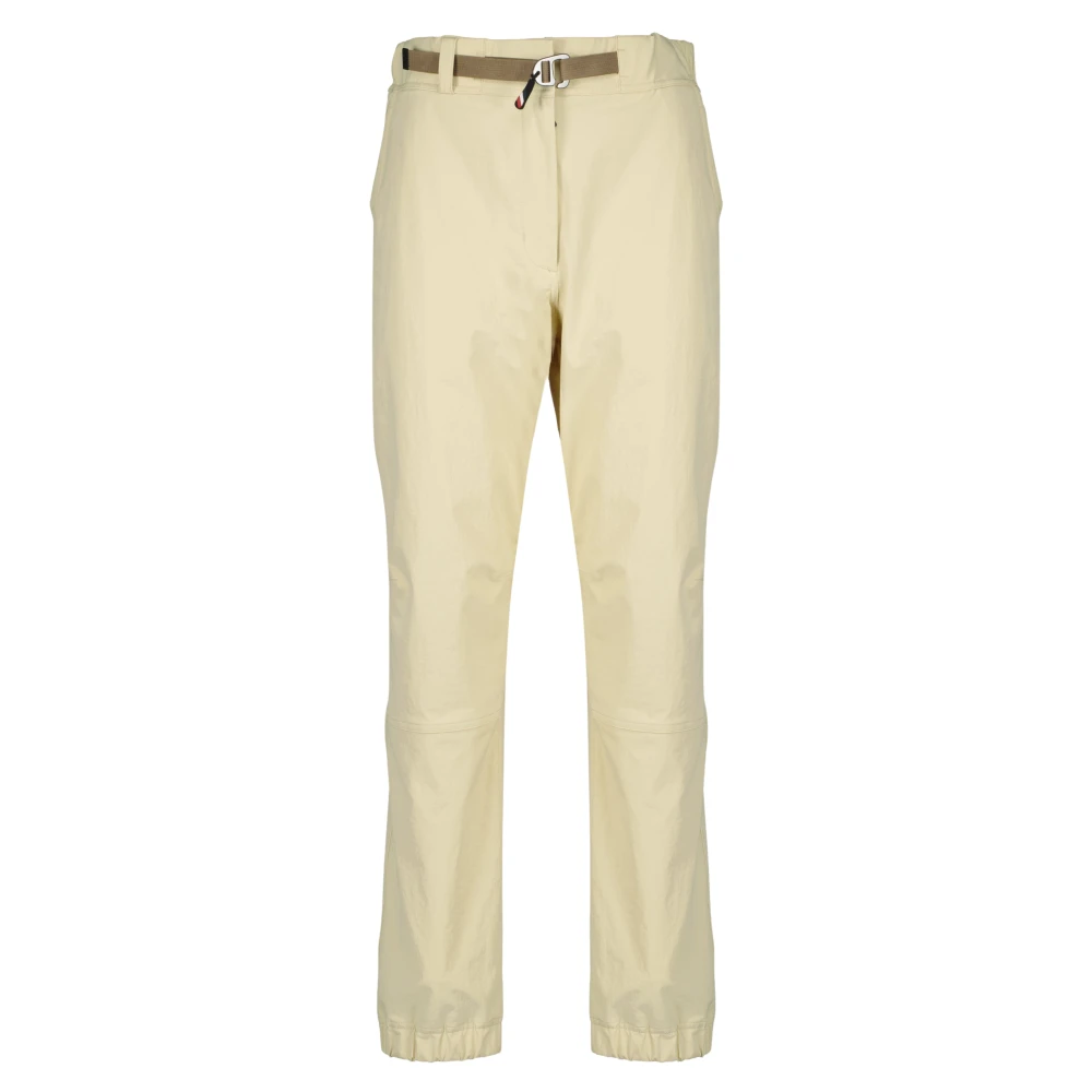 Moncler Women's Beige Chinos - Straight Trousers - S - Trousers