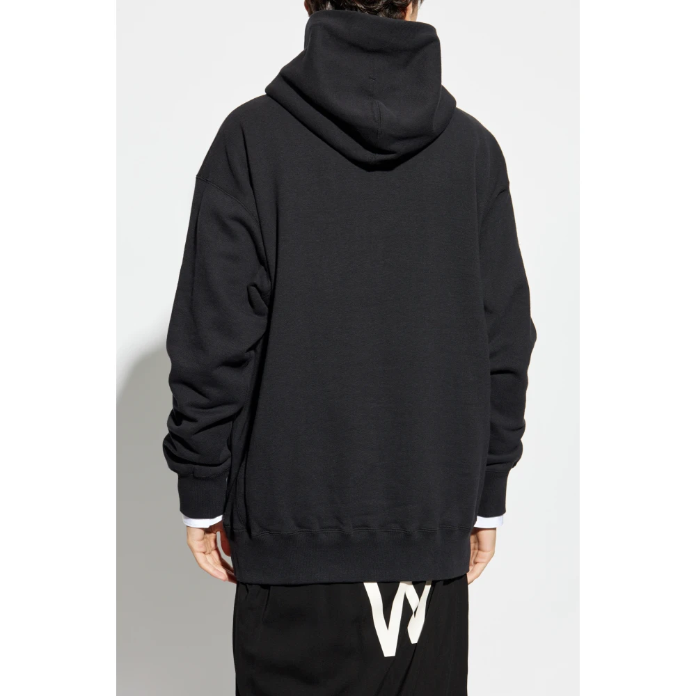 Comme des Garçons Katoenen hoodie Black Heren