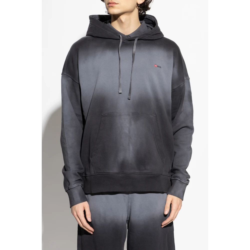 Diesel Sweatshirt S-Rob-Hood-R2 Gray Heren