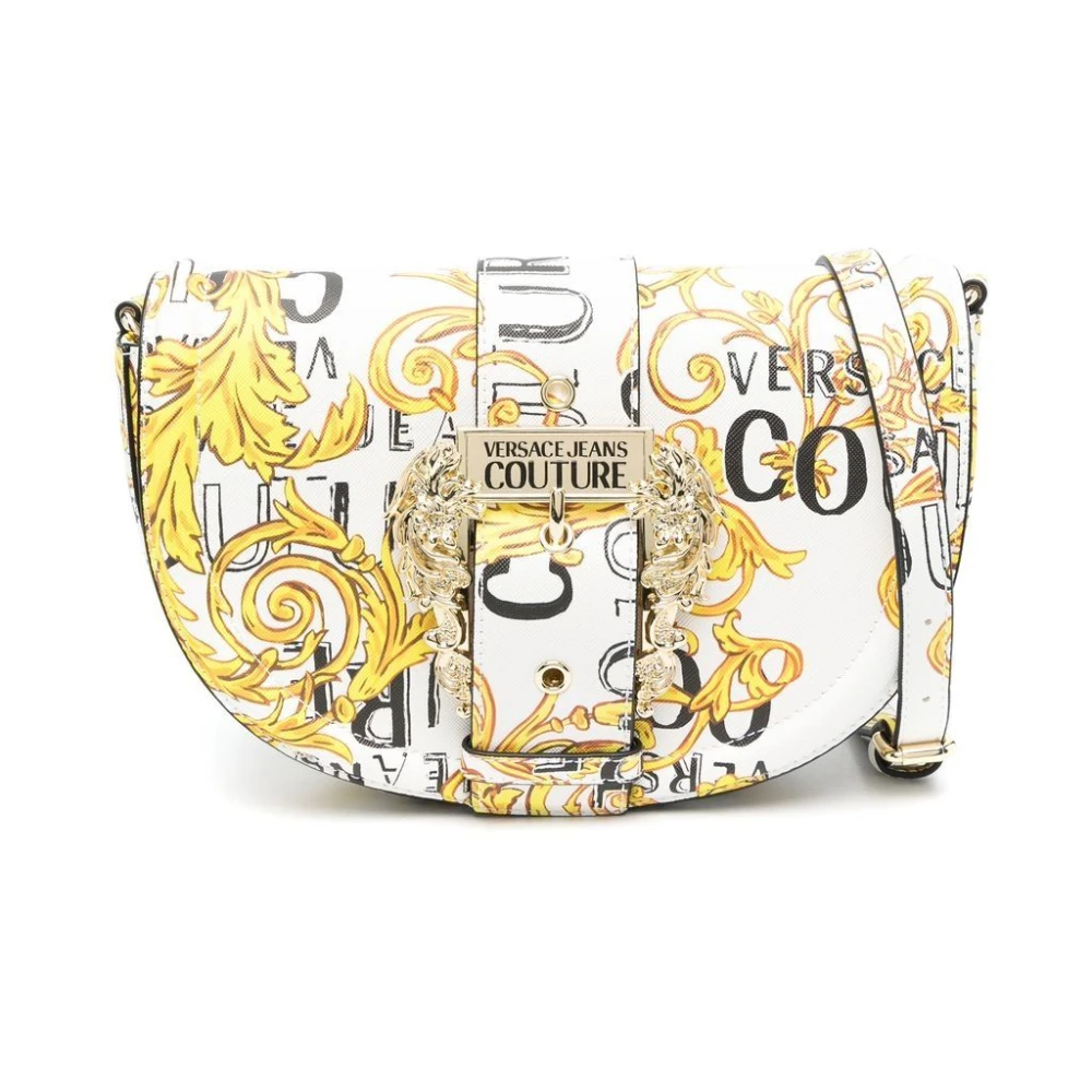 Logo Couture Print Crossbody Veske