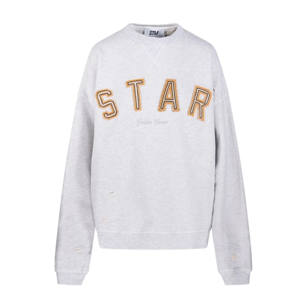 Golden Goose Vrouw Grijs Hoodies & Sweatvesten Dames, Xs, Sweaters