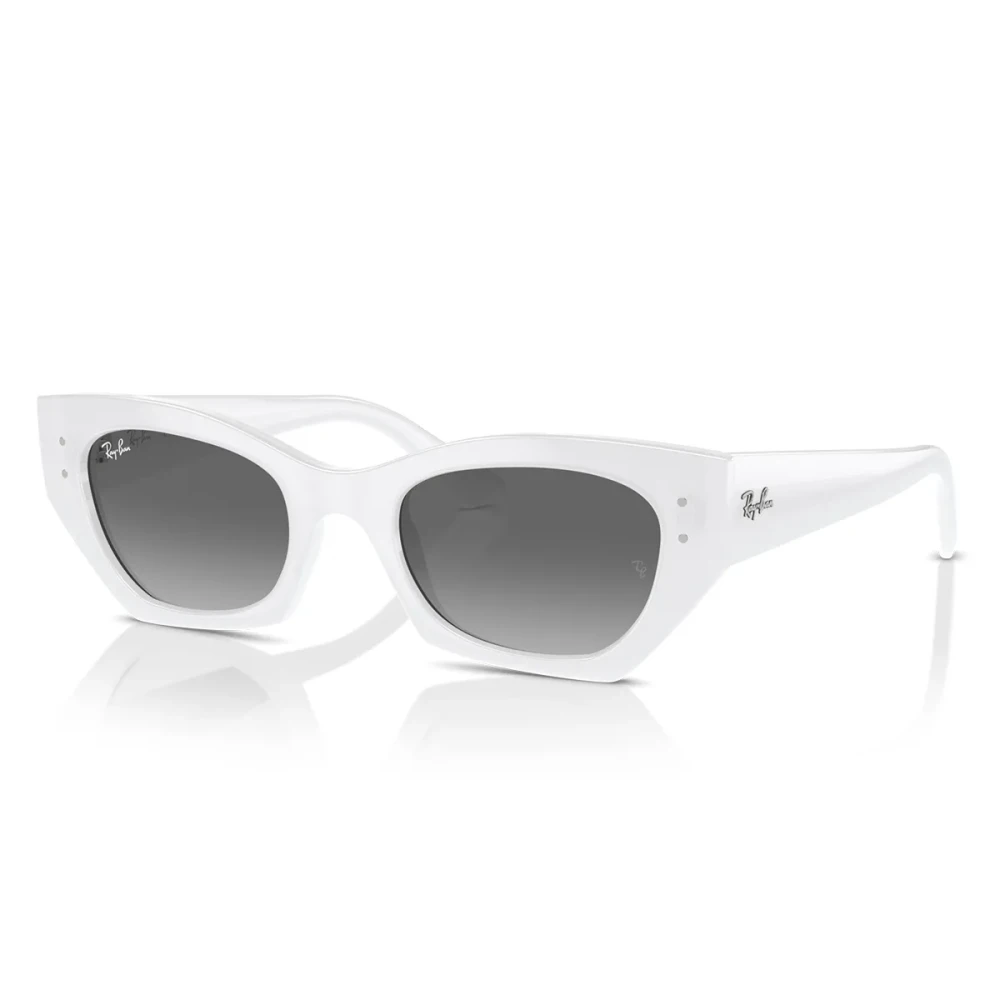 Ray-Ban Unisex Weiß Zena 0Rb4430 675911 Kunststoff Irregular Sonnenbrille Mit Sehstärke, Verglasbar; Sunglasses; Auch Als Gleitsichtbrille - Image 7