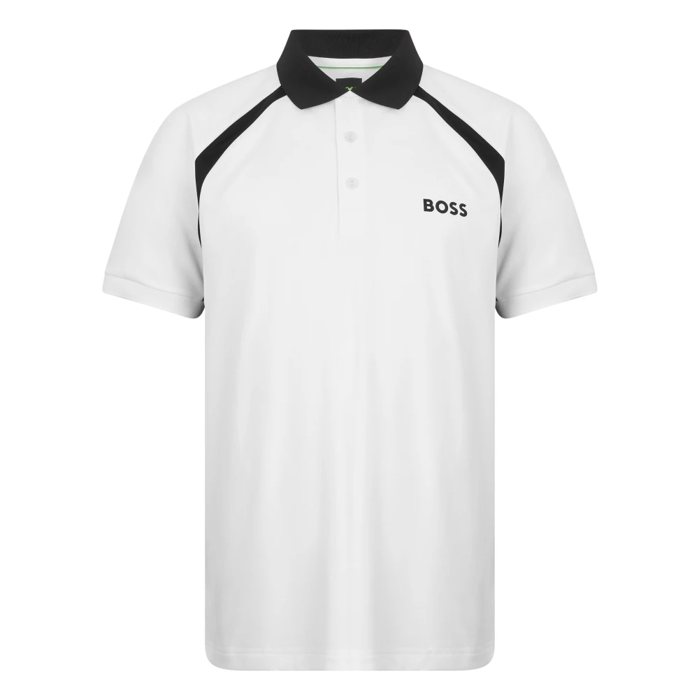Hugo Men's White Polo Shirts, M, Slim Fit Polo