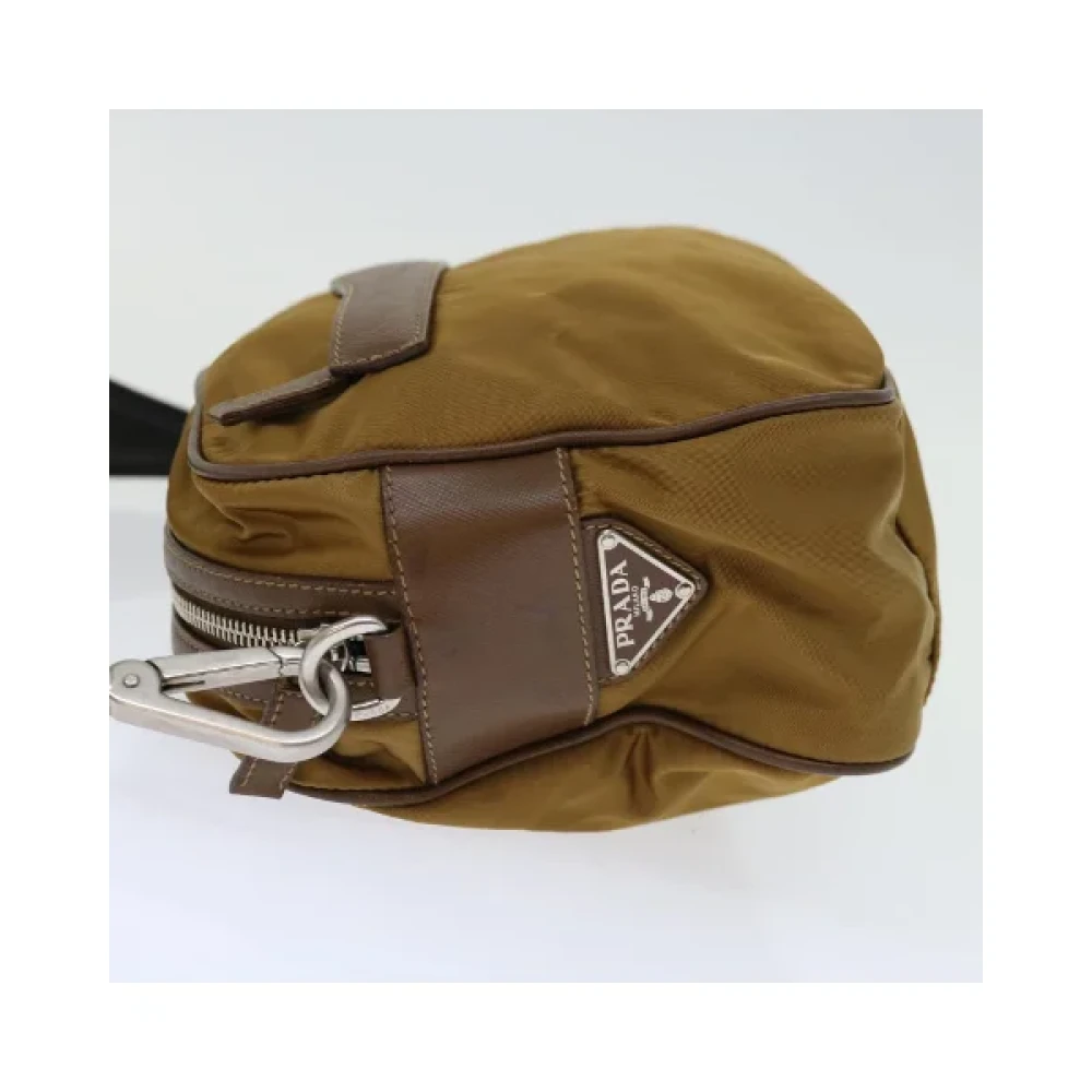 Prada Vintage Pre-owned Nylon prada-bags Brown Dames