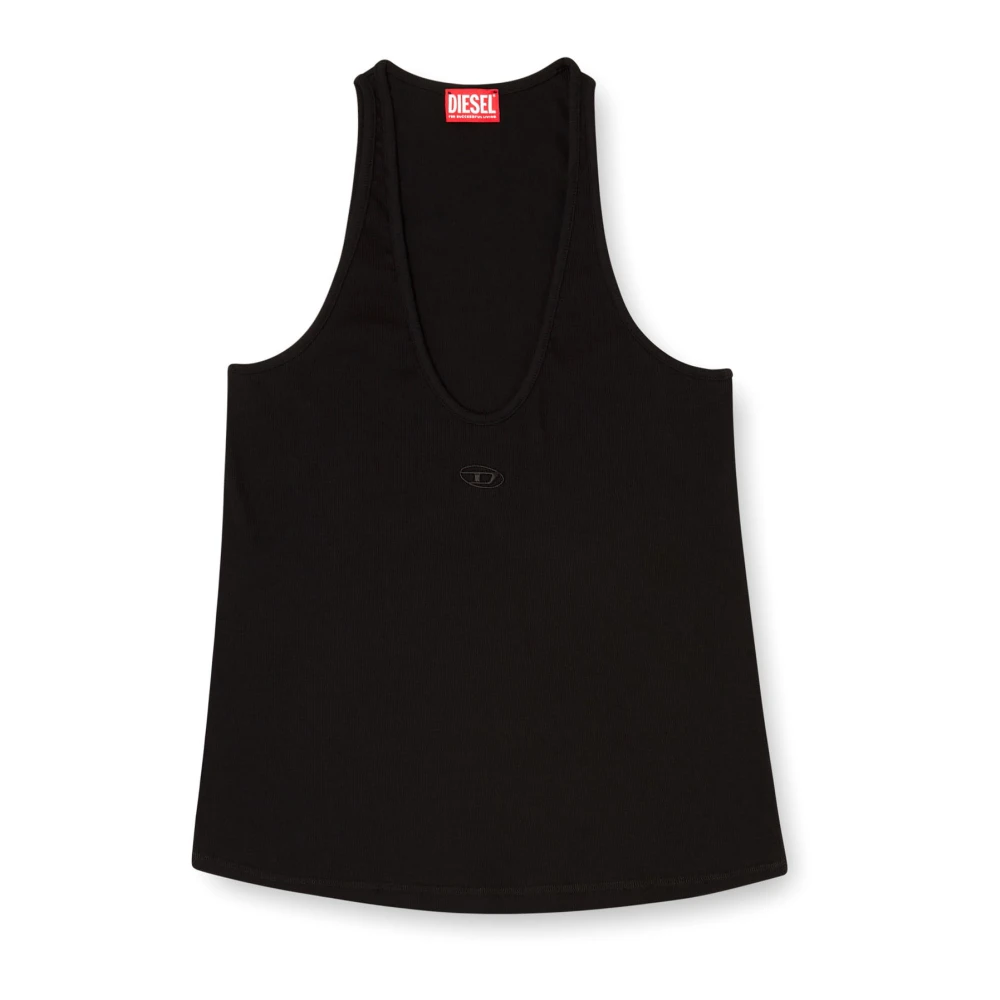 Diesel Mujer Negro Camisetas, Talla: S
