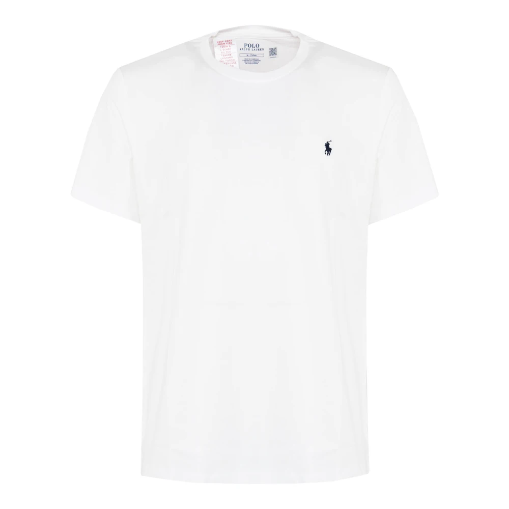 Polo Ralph Lauren Men's White T-Shirts, L, S/S Crew Sleep Top