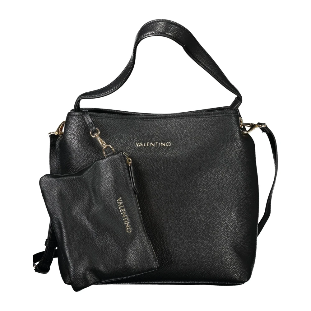 Valentino by Mario Valentino Zwarte schoudertas met afneembare band en zak Black Dames