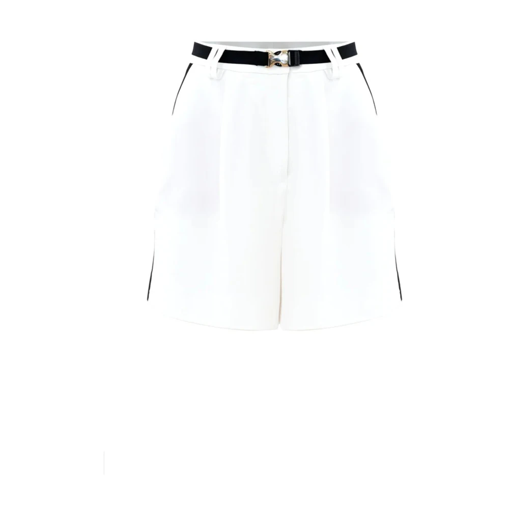 Kocca Shorts met contrasterende details White Dames