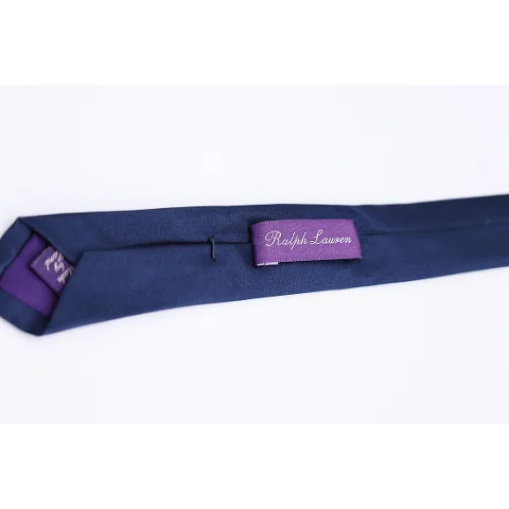 Ralph Lauren Pre-owned Silk home-office Blue Heren