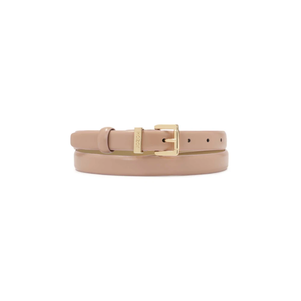 Kazar Smalle lichtroze leren riem Pink Dames