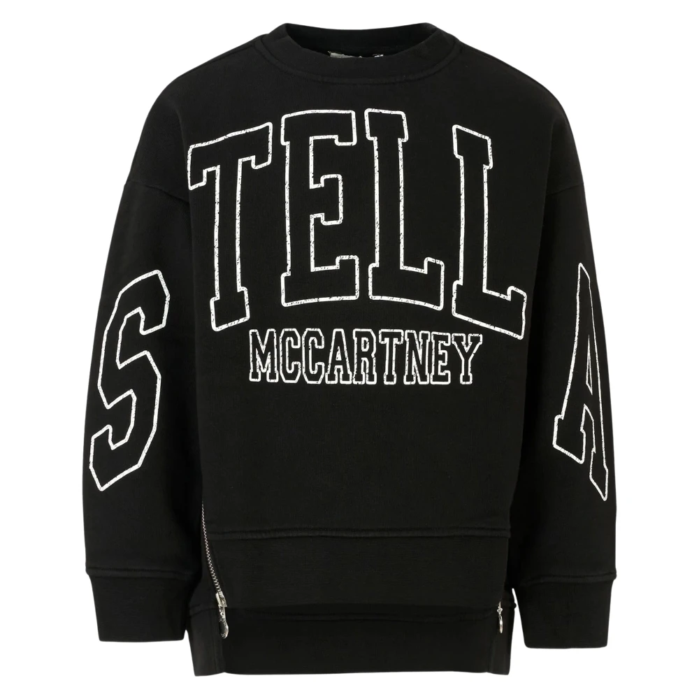 Stella Mccartney Girls Black Logo Sweatshirt - Kids Sweatshirts - 5 Y - Kids