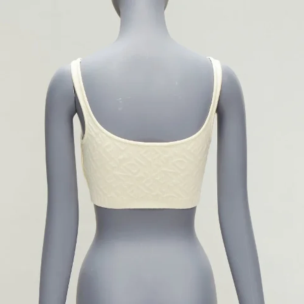 Fendi Vintage Pre-owned Fabric tops Beige Dames