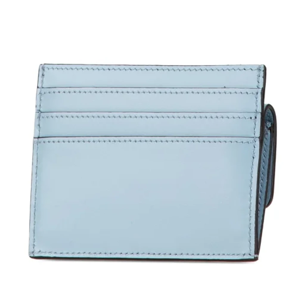 Fendi Vintage Pre-owned Leather wallets Blue Dames
