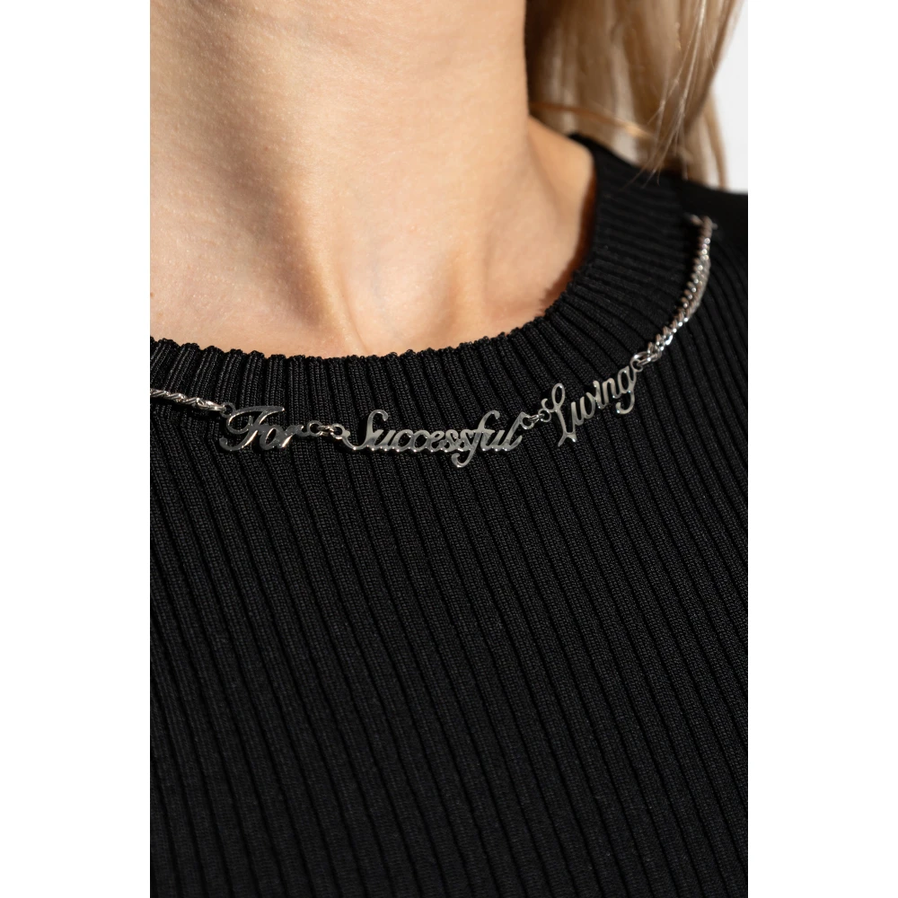 Diesel Jurk M-Ango-Ls Black Dames