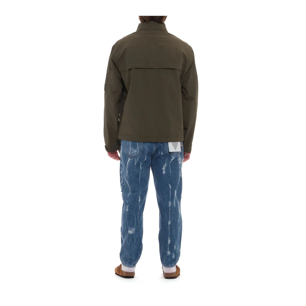 Tommy Hilfiger Stijlvolle Jas voor Mannen Green Heren
