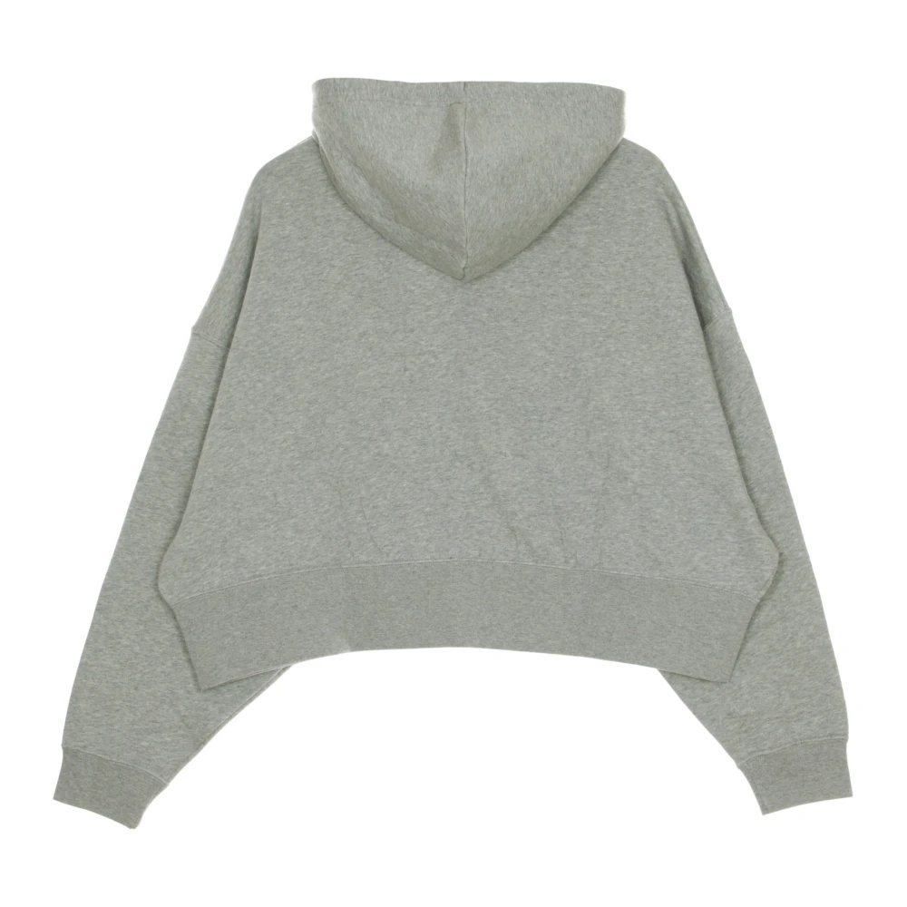 Nike Korte Sports Essential Hoodie Gray Dames