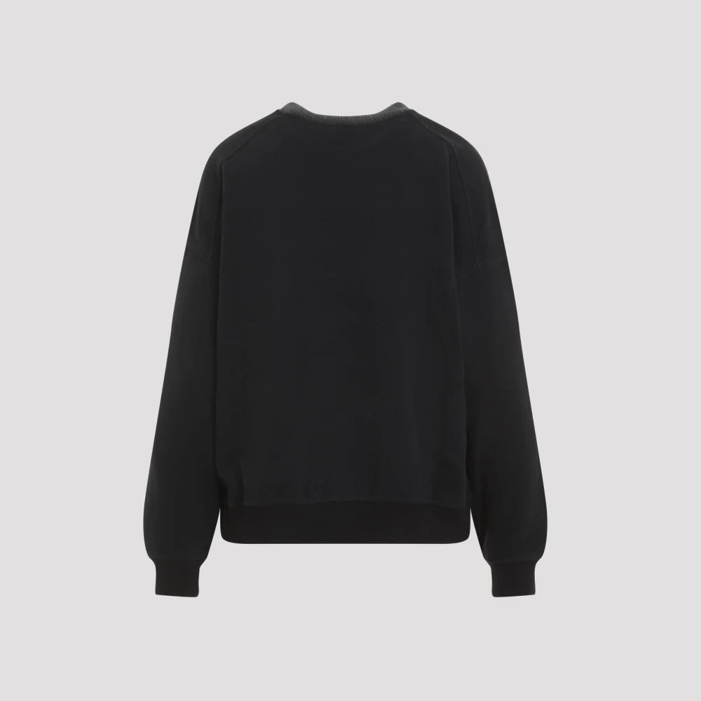 BRUNELLO CUCINELLI Zwarte Sweatshirt Verhoog Stijl Aw24 Black Dames